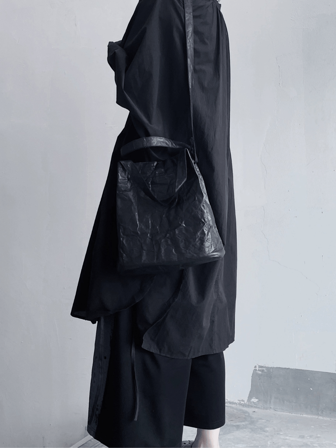 Dark Style Crumpled Bag sinclub99213