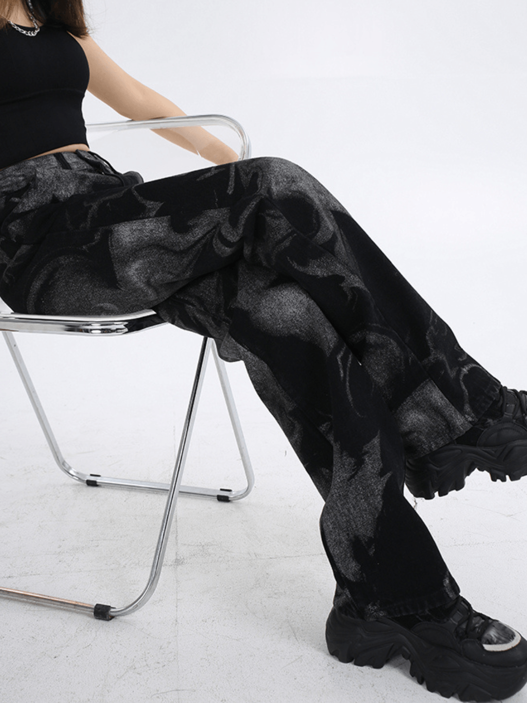 American retro straight jeans st1682