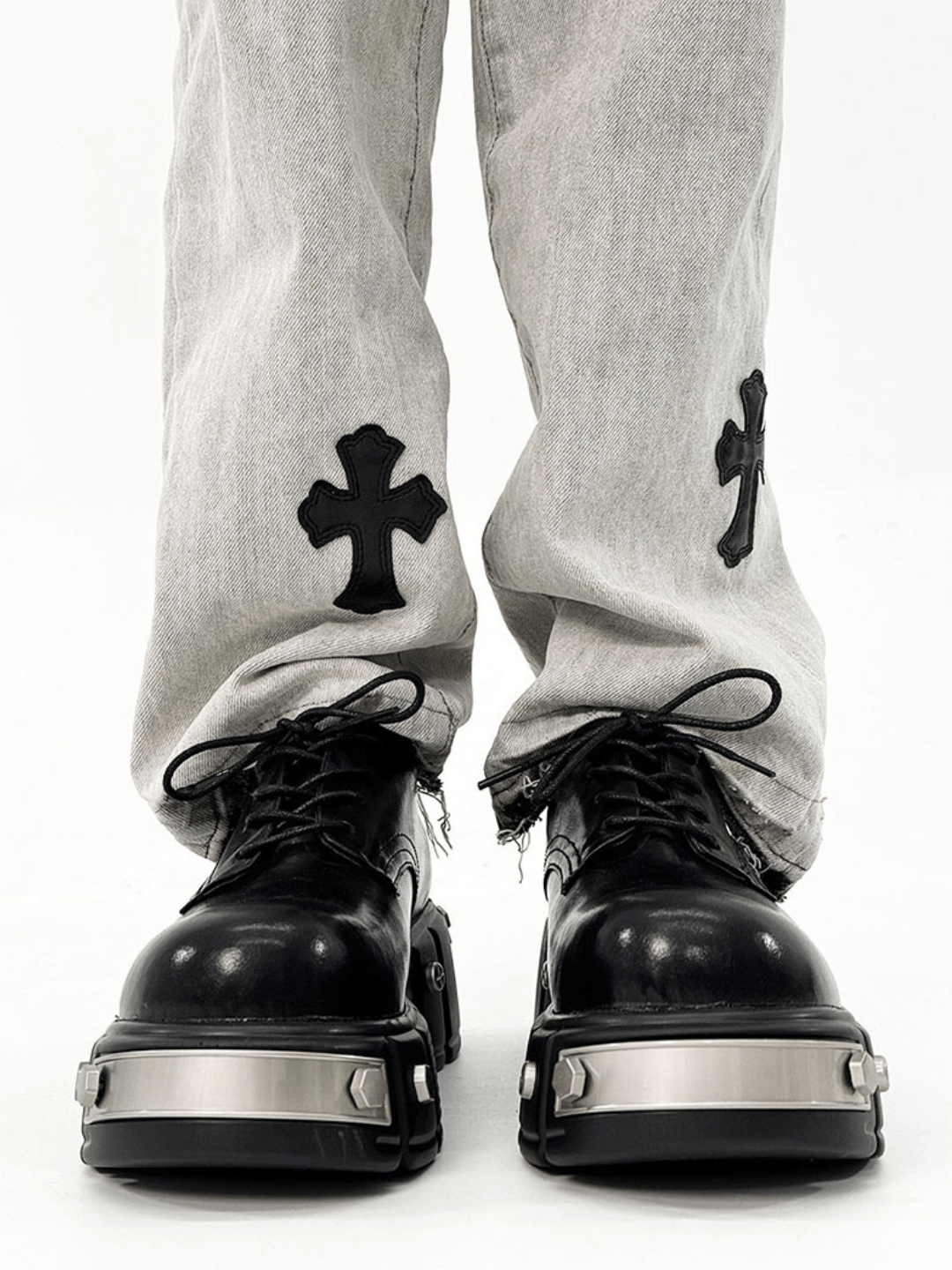 Head Round Toe Leather Shoes st1948