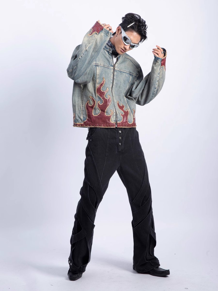washed denim jacket sinclub7051
