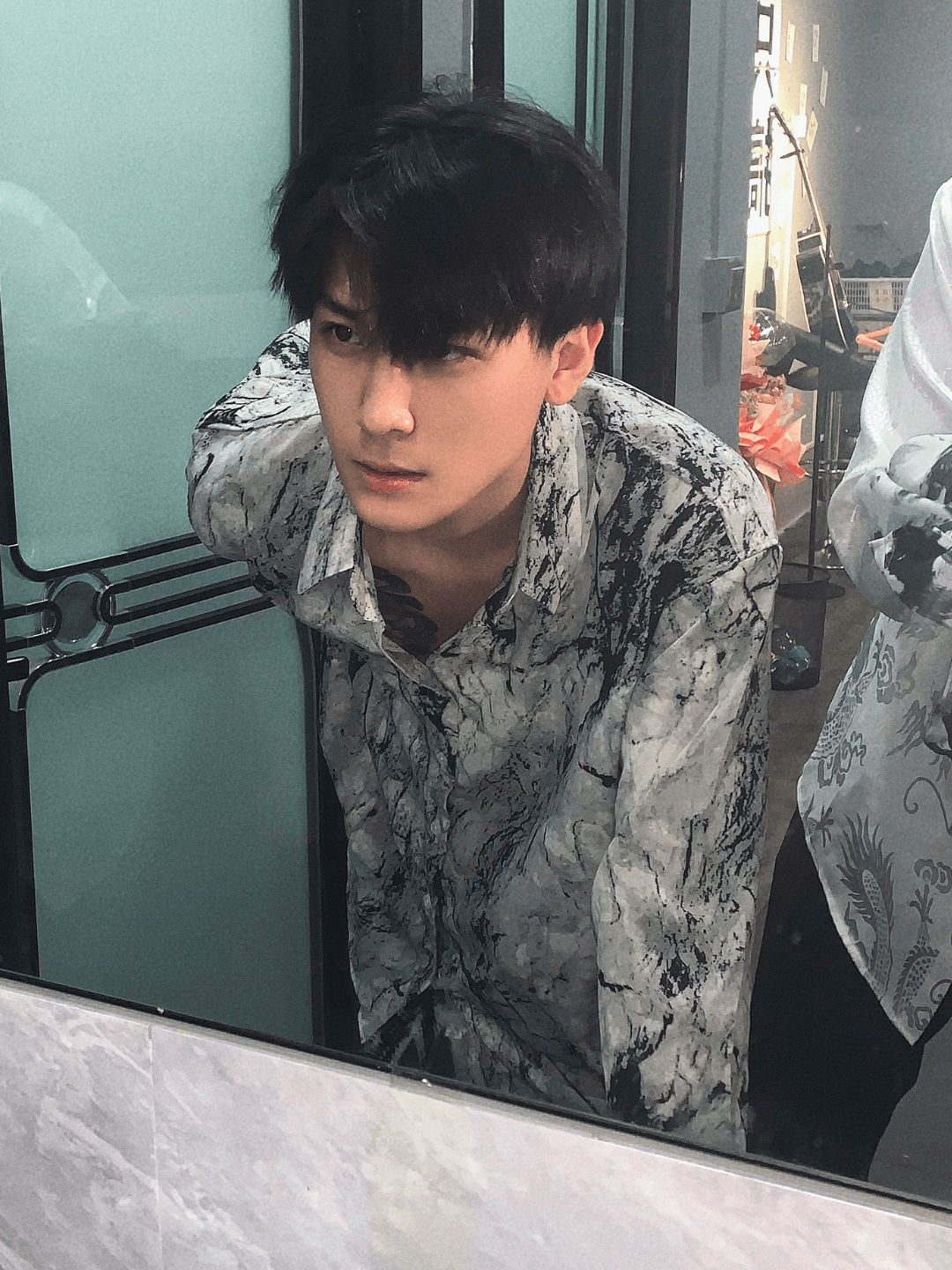 Casual loose drape shirt sinclub3331