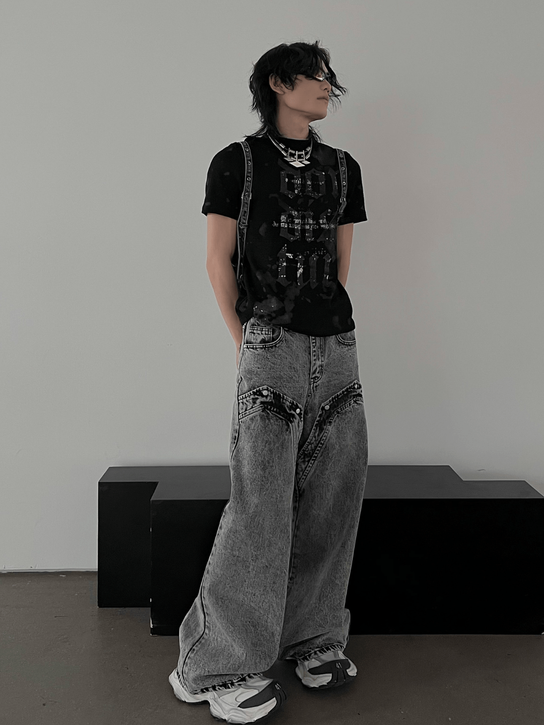 punk genderless t-shirt sinclun3385