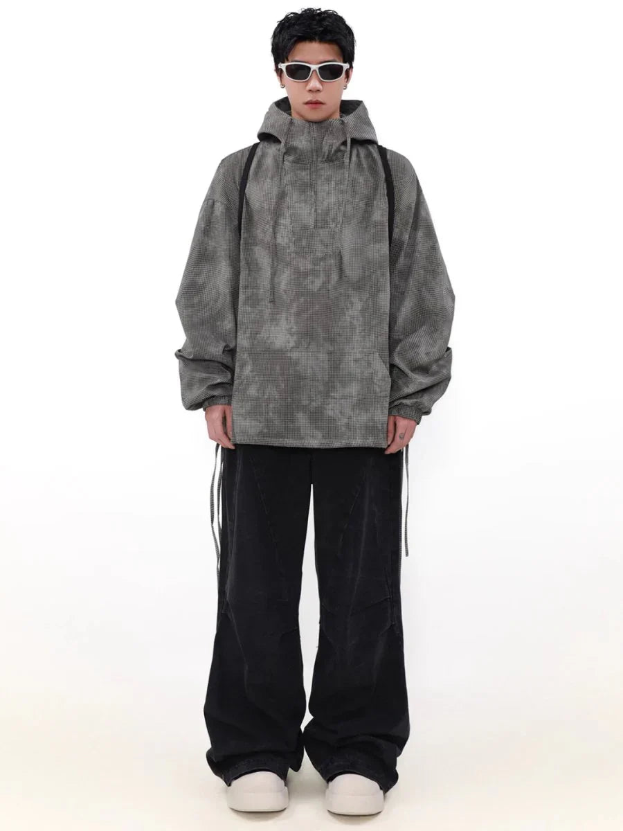HIGH STREET HALF-ZIPPER HOODED sinclub7000