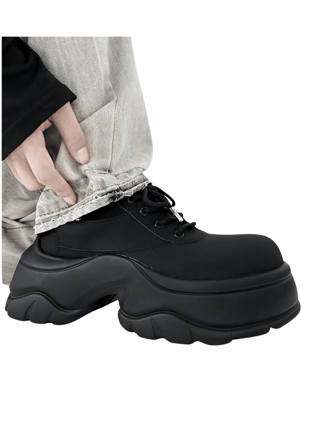 Thick-soled Derby Shoes st2130