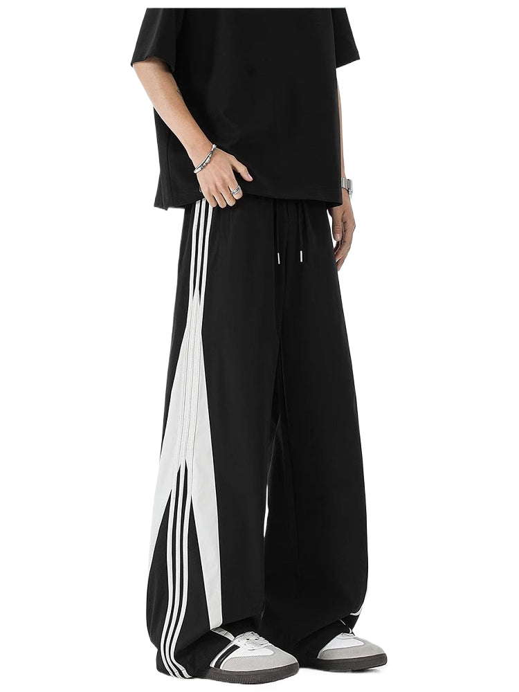 Striped American design niche casual pants SIN0985