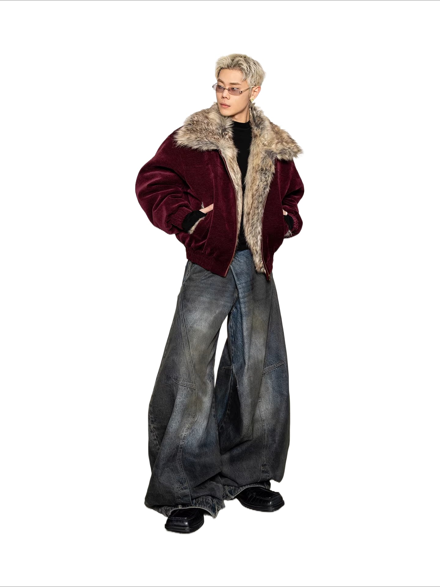 Retro light luxury luxury velvet cotton jacket SIN0820