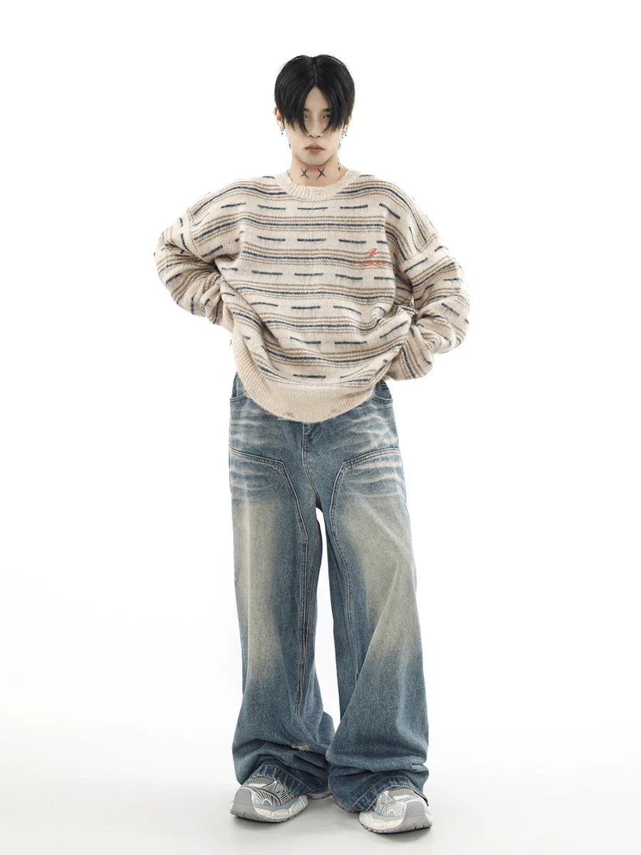 ADVANCED SENSE OF ROUND NECK SWEATER sinclub9300