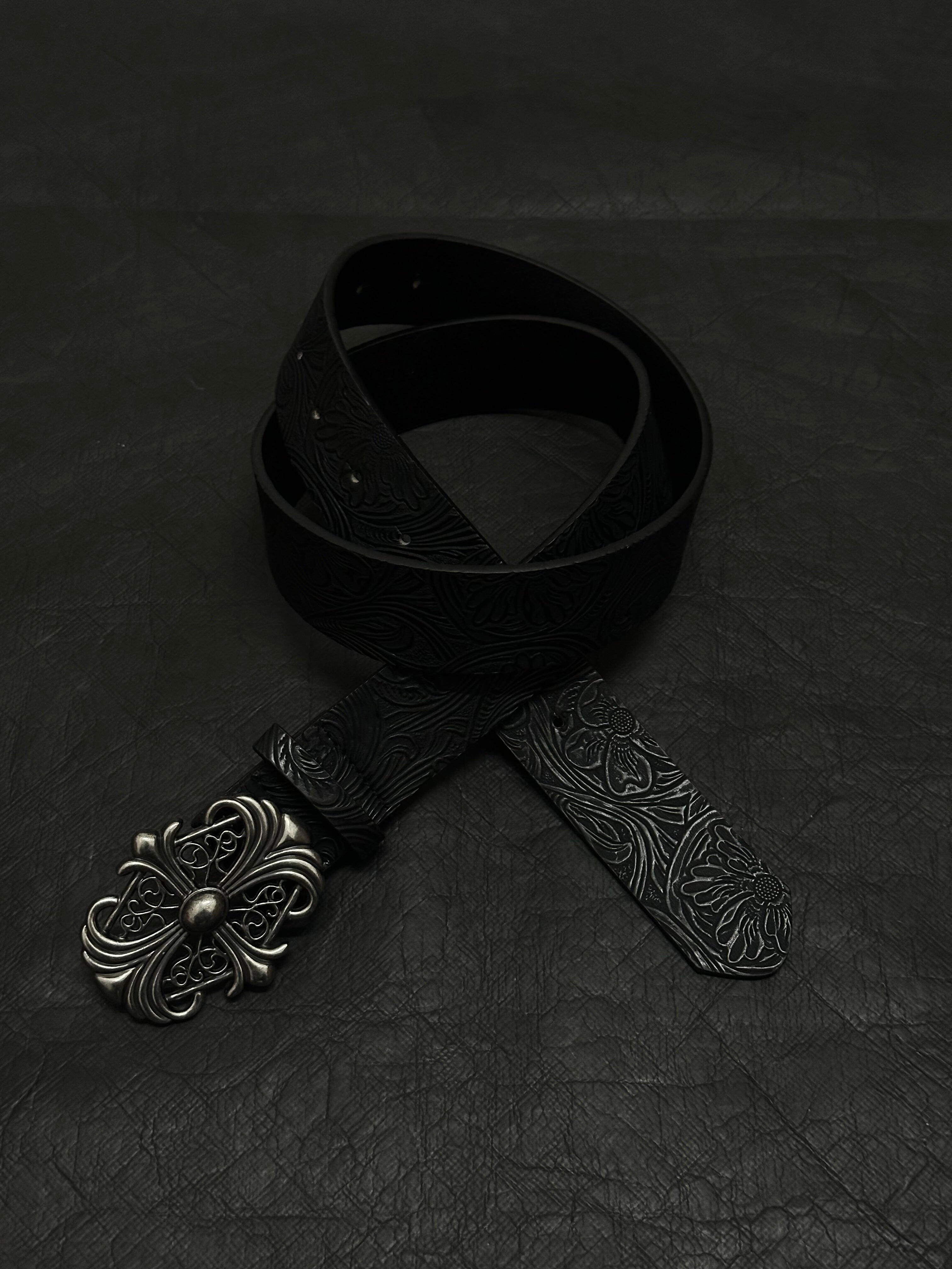 American vintage cross belt embossed snap button niche belt easiest for match pants belt