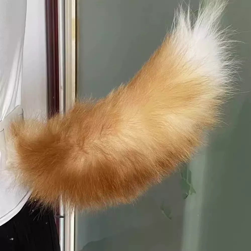 Electric tail fox tail cosplay beast tail cute anime convention fox hair accessory
