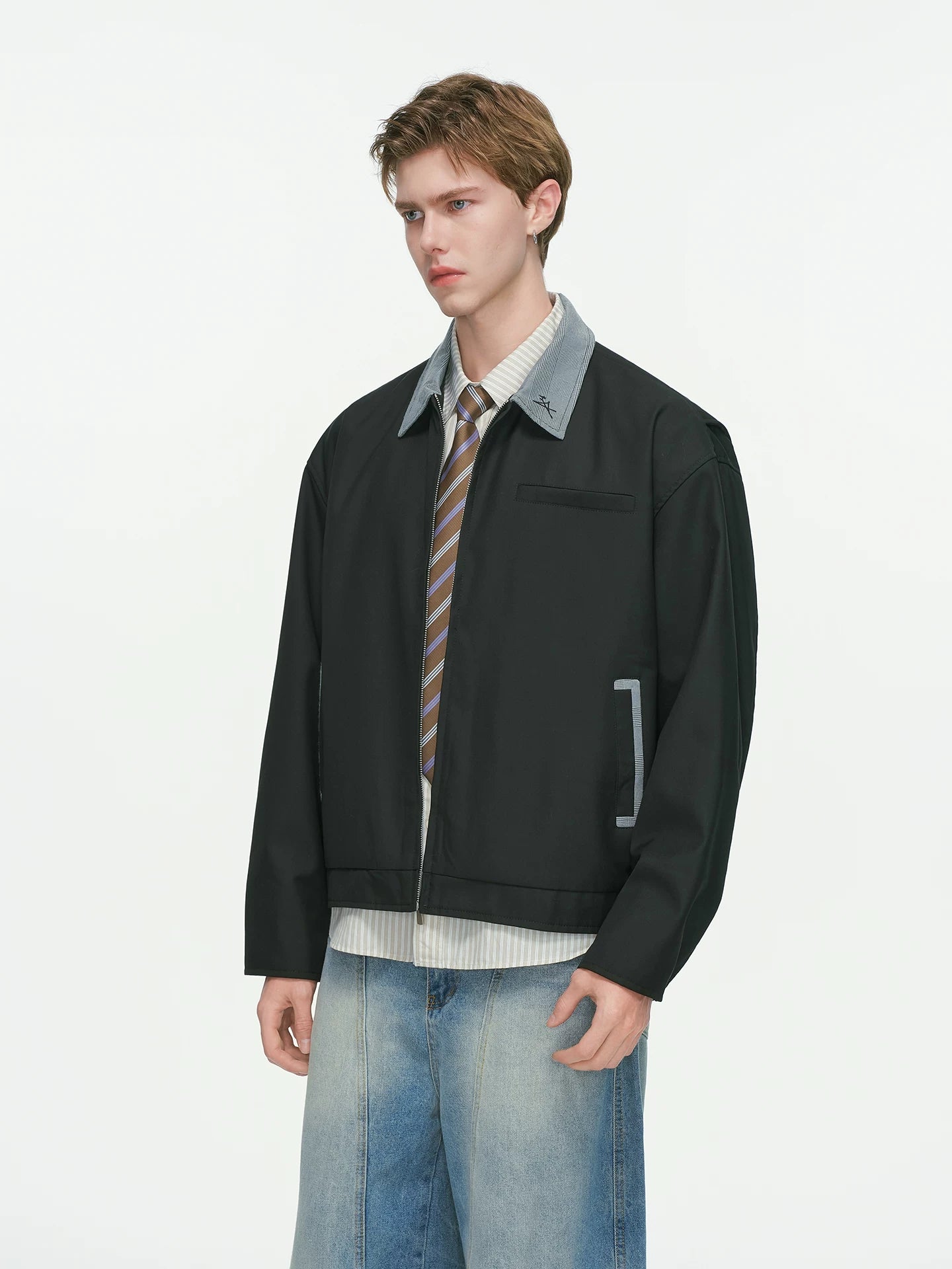 American barn style short workwearjacketmen spring autumnew arrivalcleanfitoutwear boys