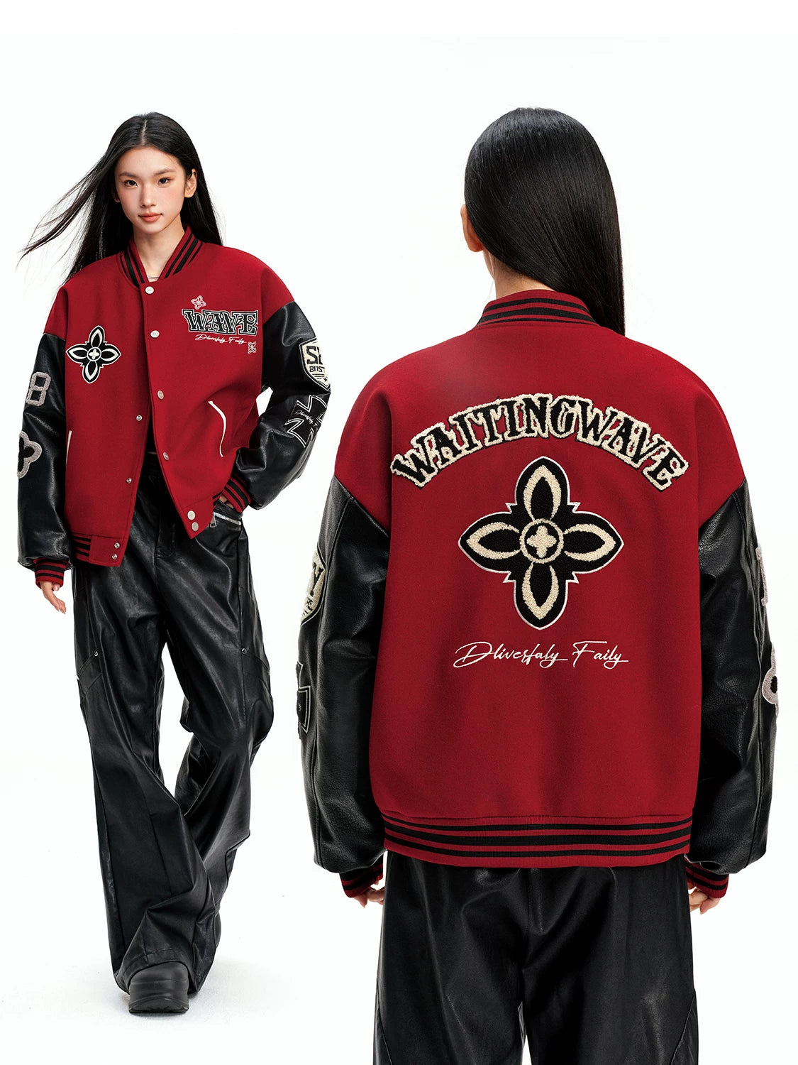American streetwear baseball jacket sin0845