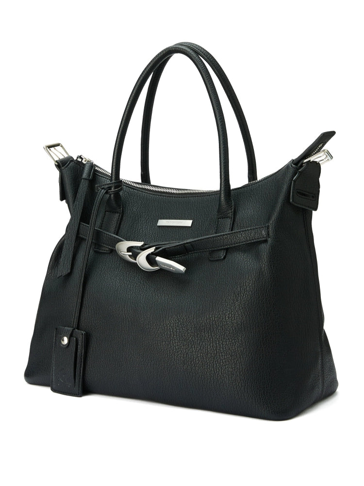 Ice pattern hand bag dual-purpose buckle vibe leather cleanfit commuter tote bag