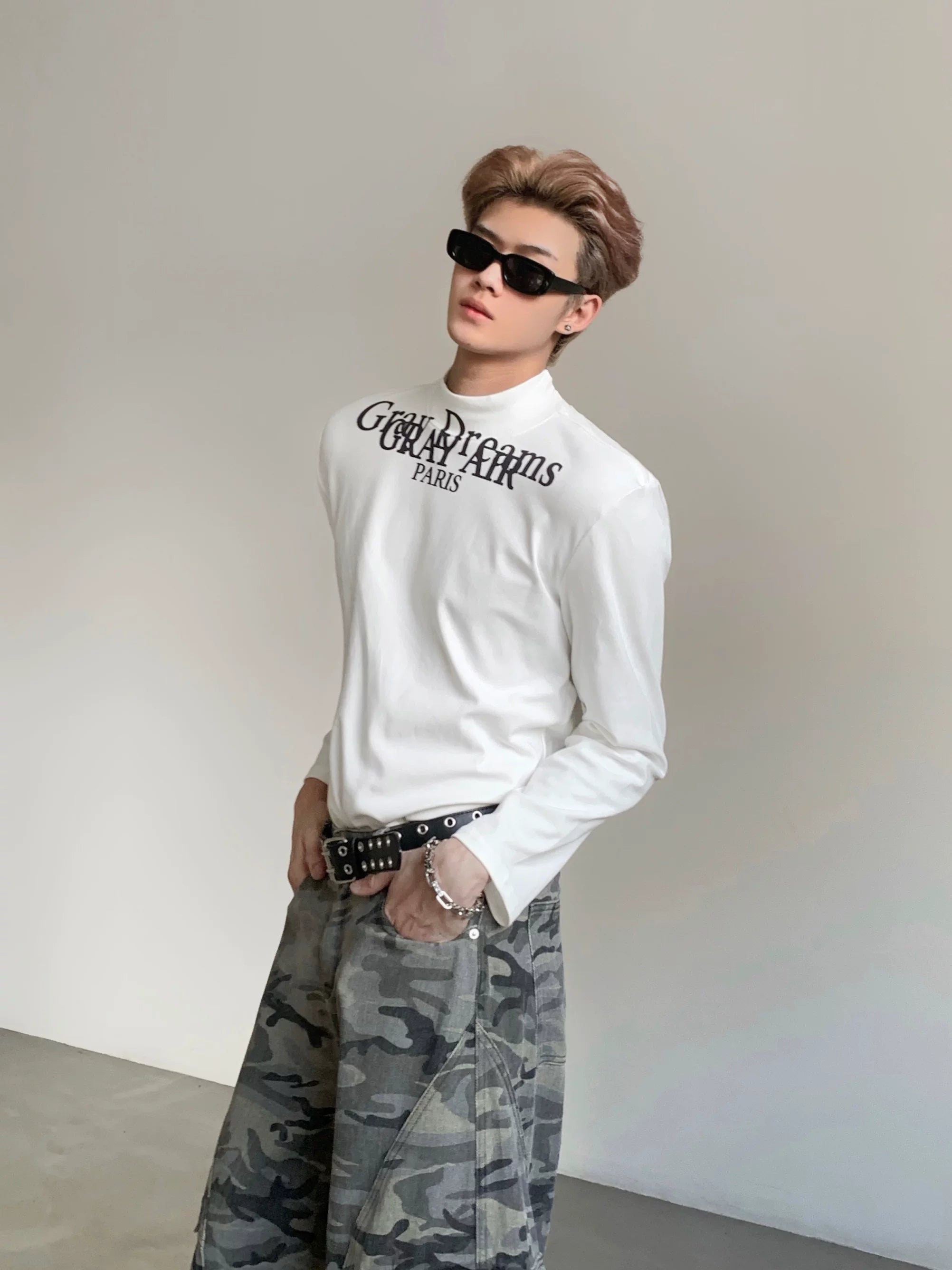 mock neck t shirt men-sinclub65