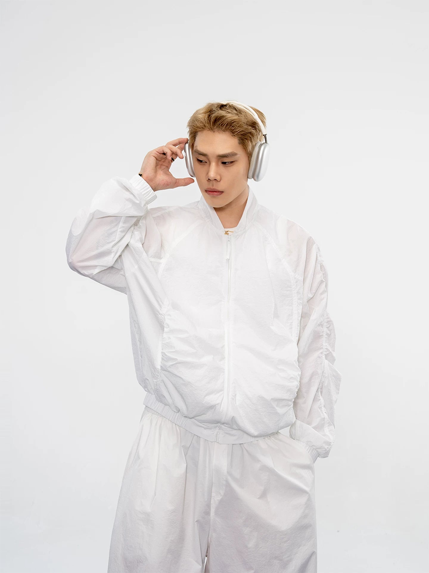 Crinkle Texture Sun Jacket-sinclub18