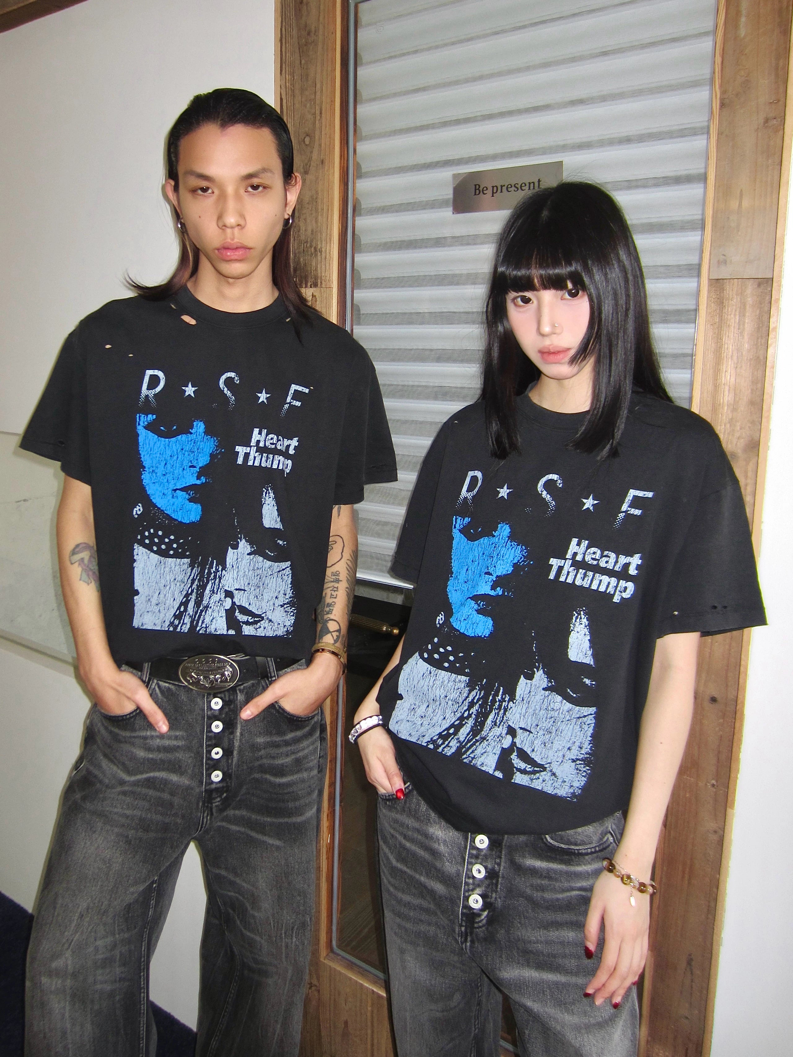 Vintage Washed Graphic Tee-sinclub69