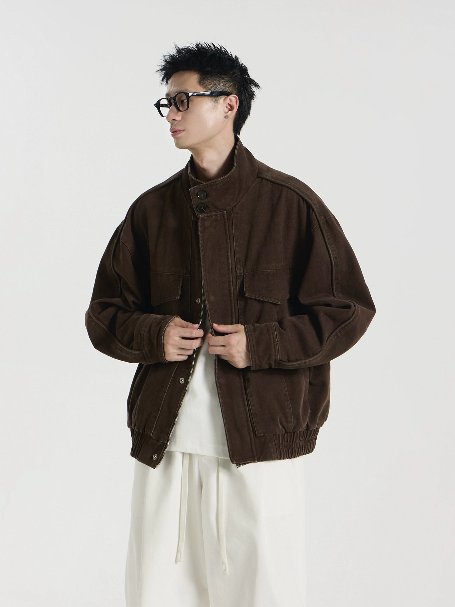 Gilt Years Amber Garment Leavened Matte Harrington Tooling Couple Jacket Jacket