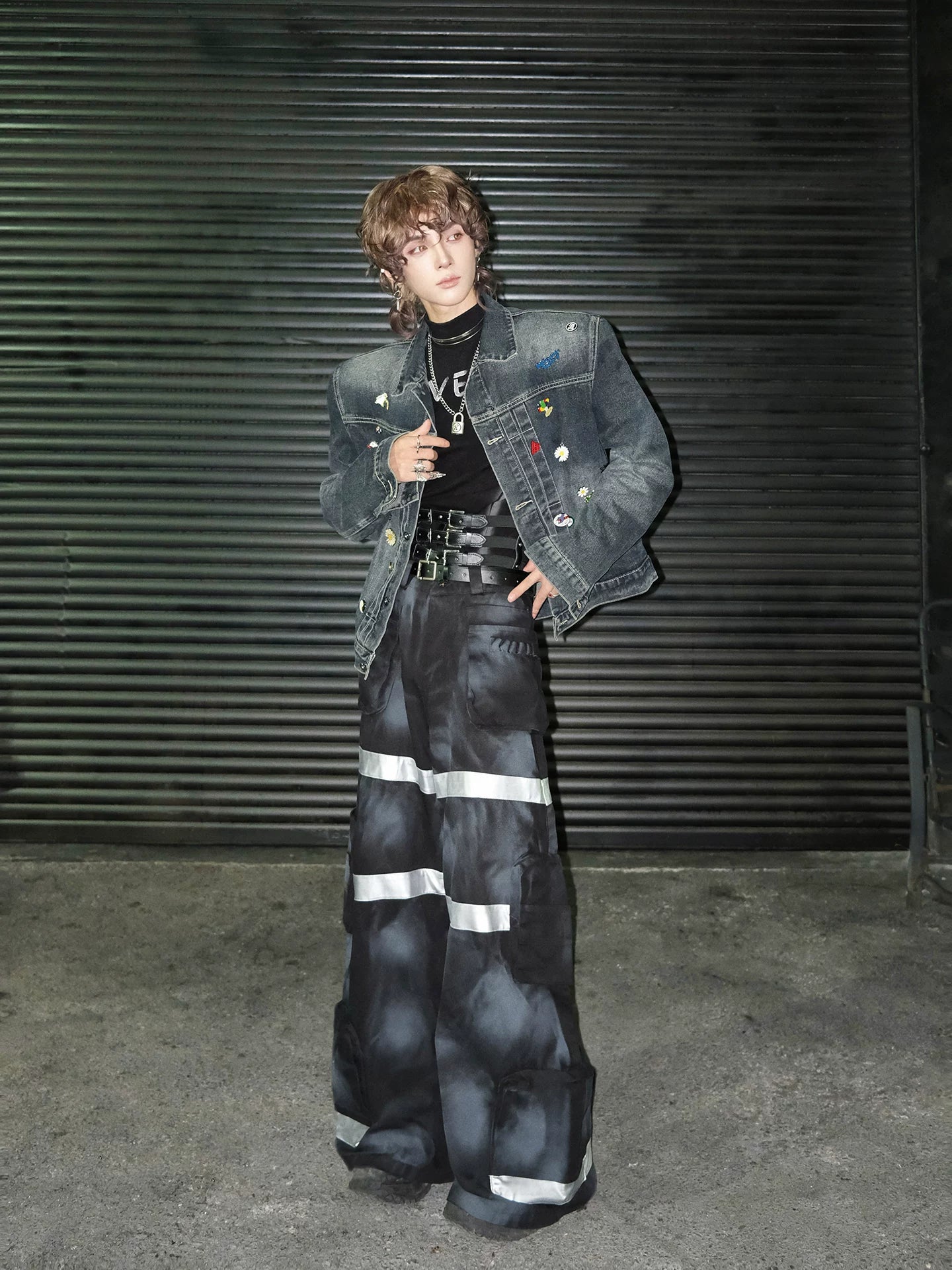 Trendy denim jacket for men - new spring/autumn collection - men's fashion high street ins design jacket sinclub6016