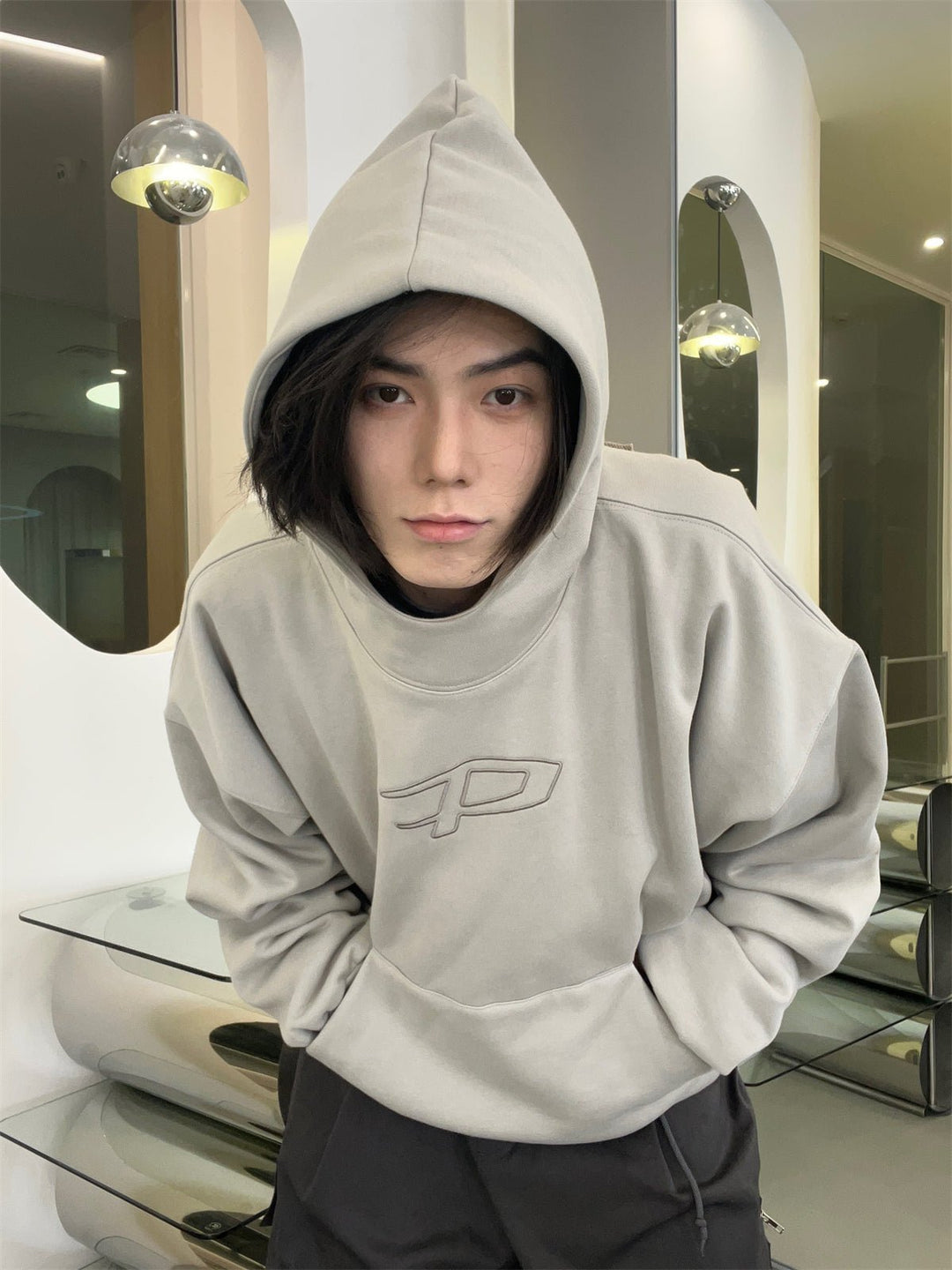 Brand letters personalized printing hooded sinclub9087