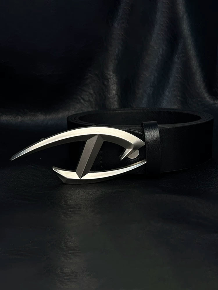 Futuristic belt for men: unique american clean fit leather belt accessories