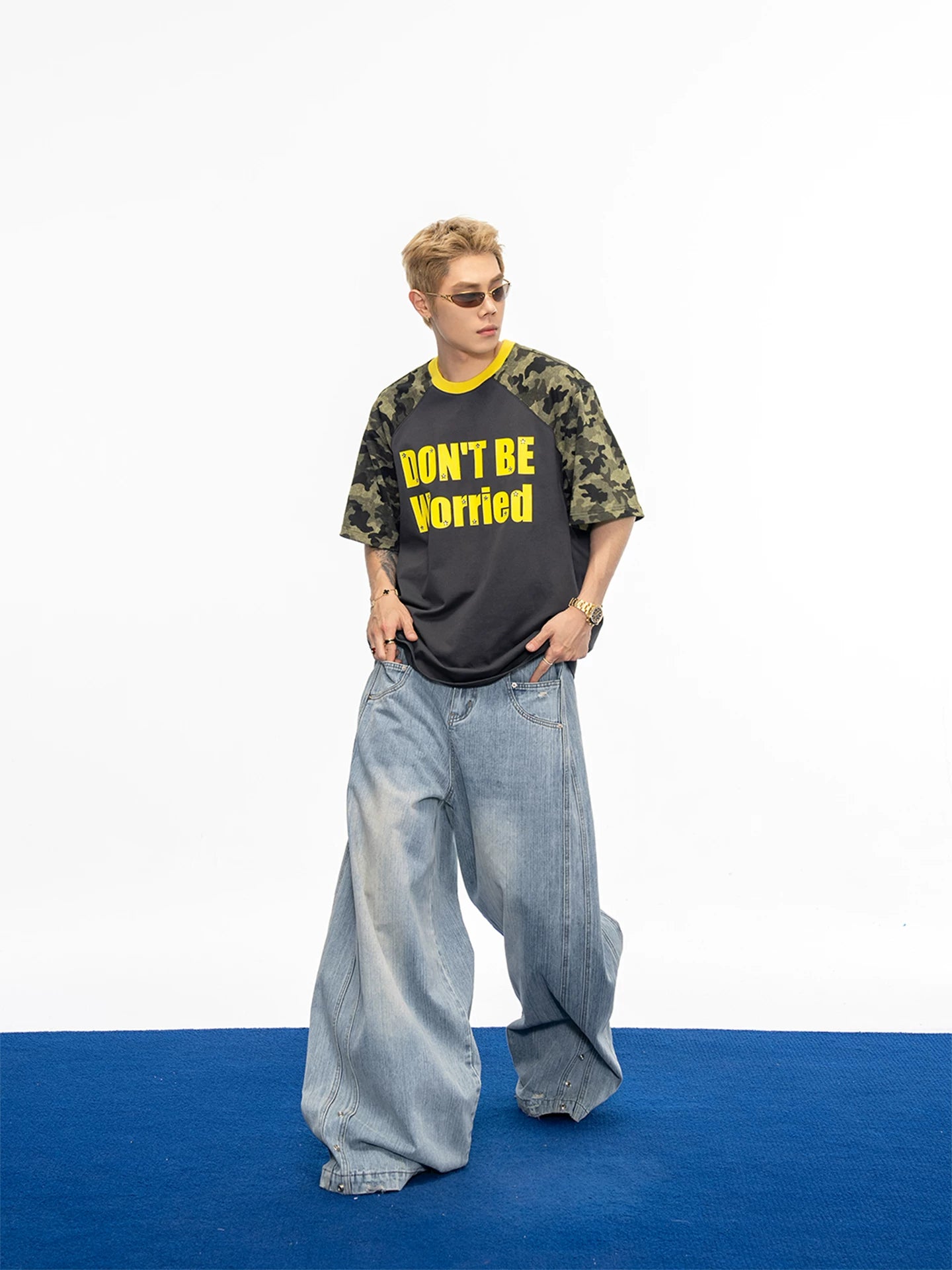 Vintage Camo Streetwear Tee-sinclub36
