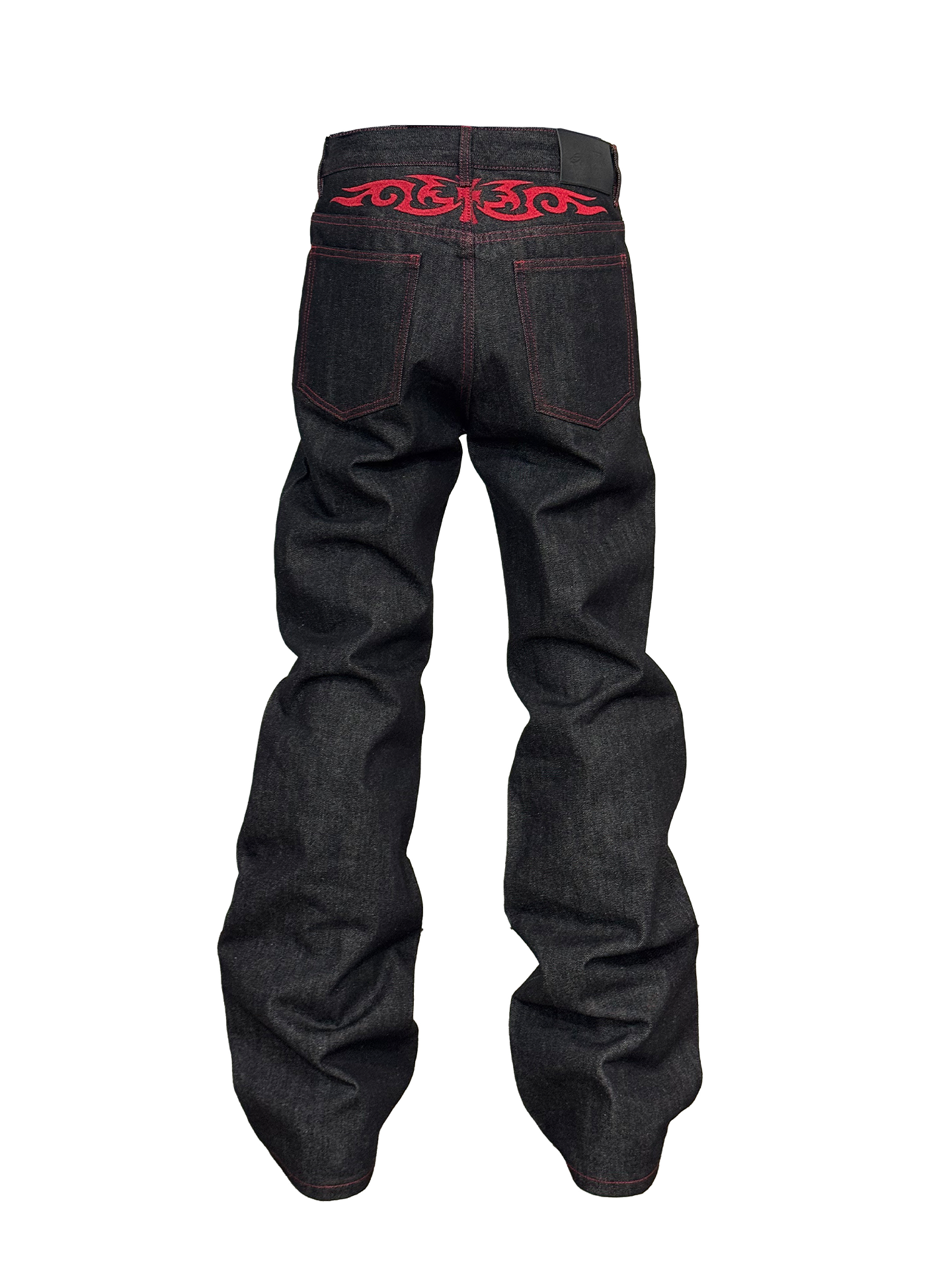 Streetwear Embroidered Denim Pants-sinclub90