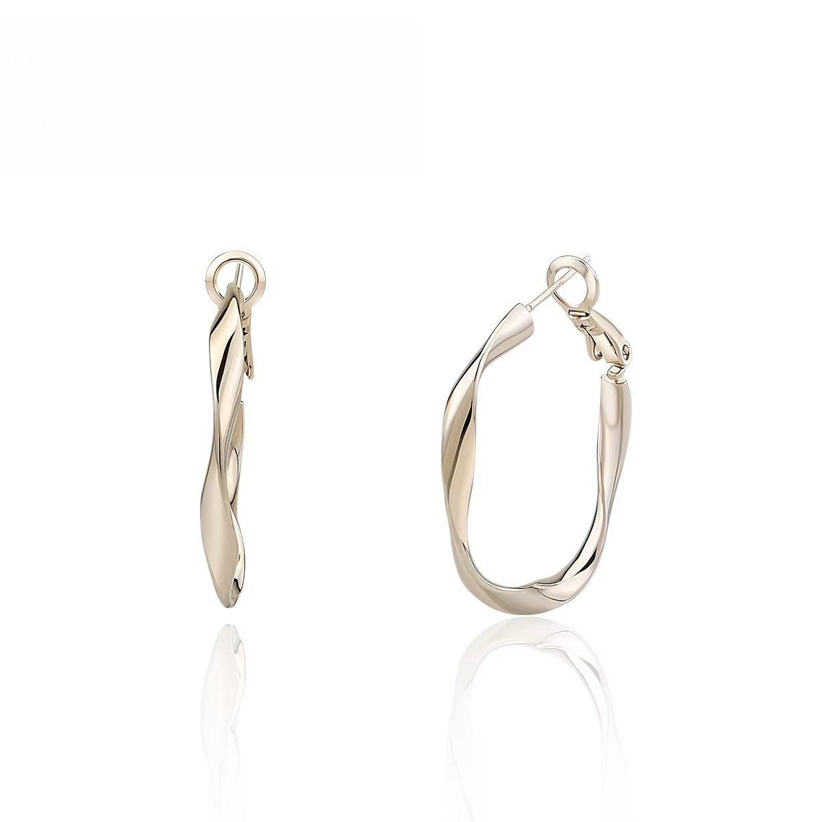 Earrings Women's plain ring large stud earrings earrings WY060