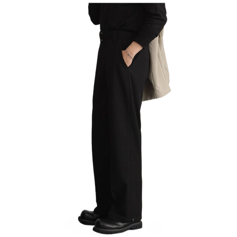 Retro straight-leg pants casual trousers SIN0938