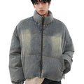 [MRNEARLY] WASHED DENIM DOWN JACKET ST1052