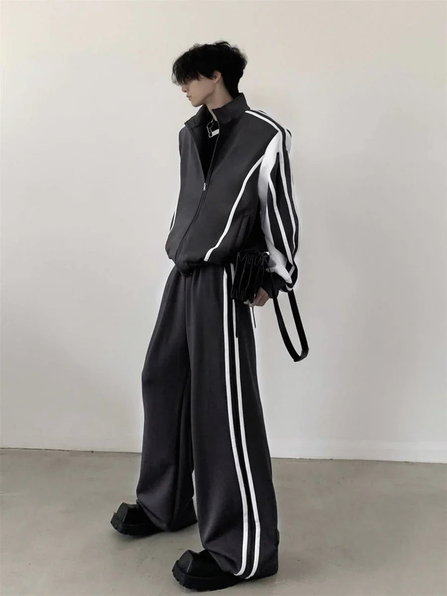 [AUTUMNWIND] CASUAL STRIPED SUIT