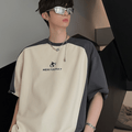 homme loose summer half-sleeve design t-shirt sinclub8077