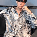 Casual loose drape shirt sinclub3331