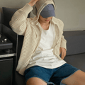 Trendy mesh hoodie sinclub8891