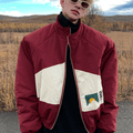 Contrast Color Jacket sinclub9978