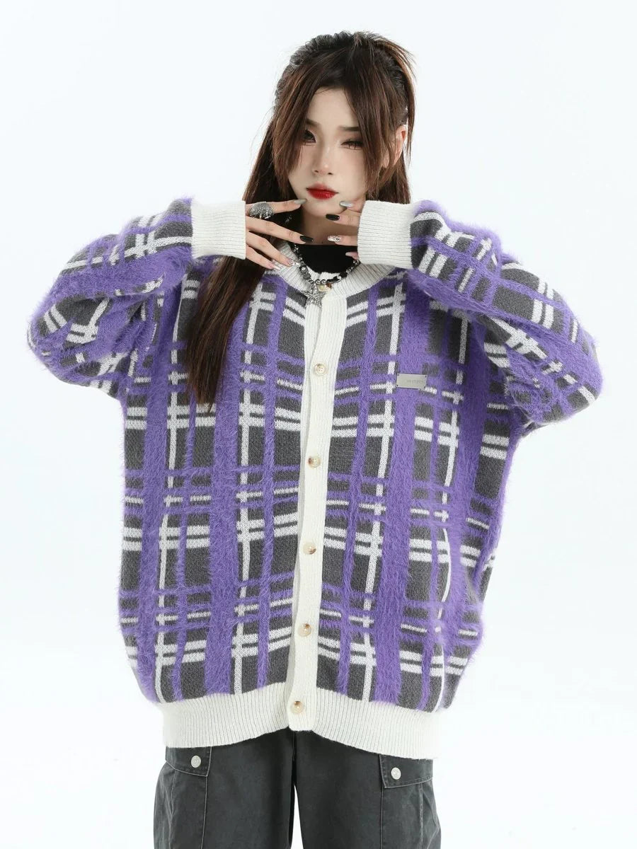 [INSstudios] VINTAGE COLOR CARDIGAN ST1066