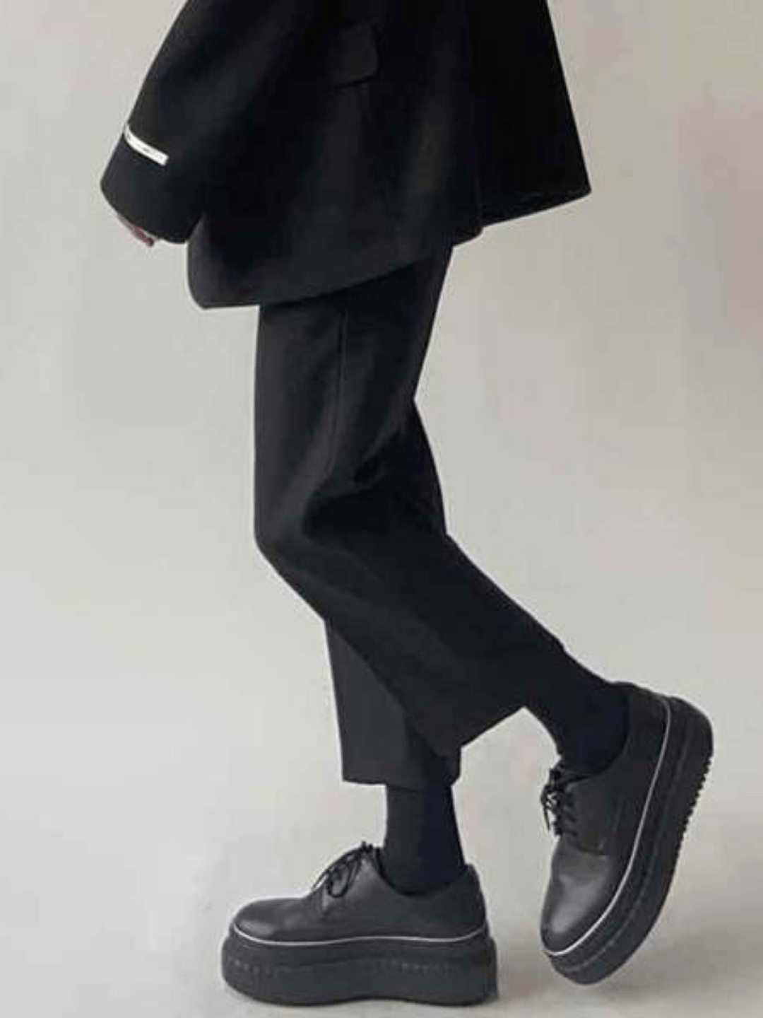 [David&me] Center Press Ankle Slacks st1019