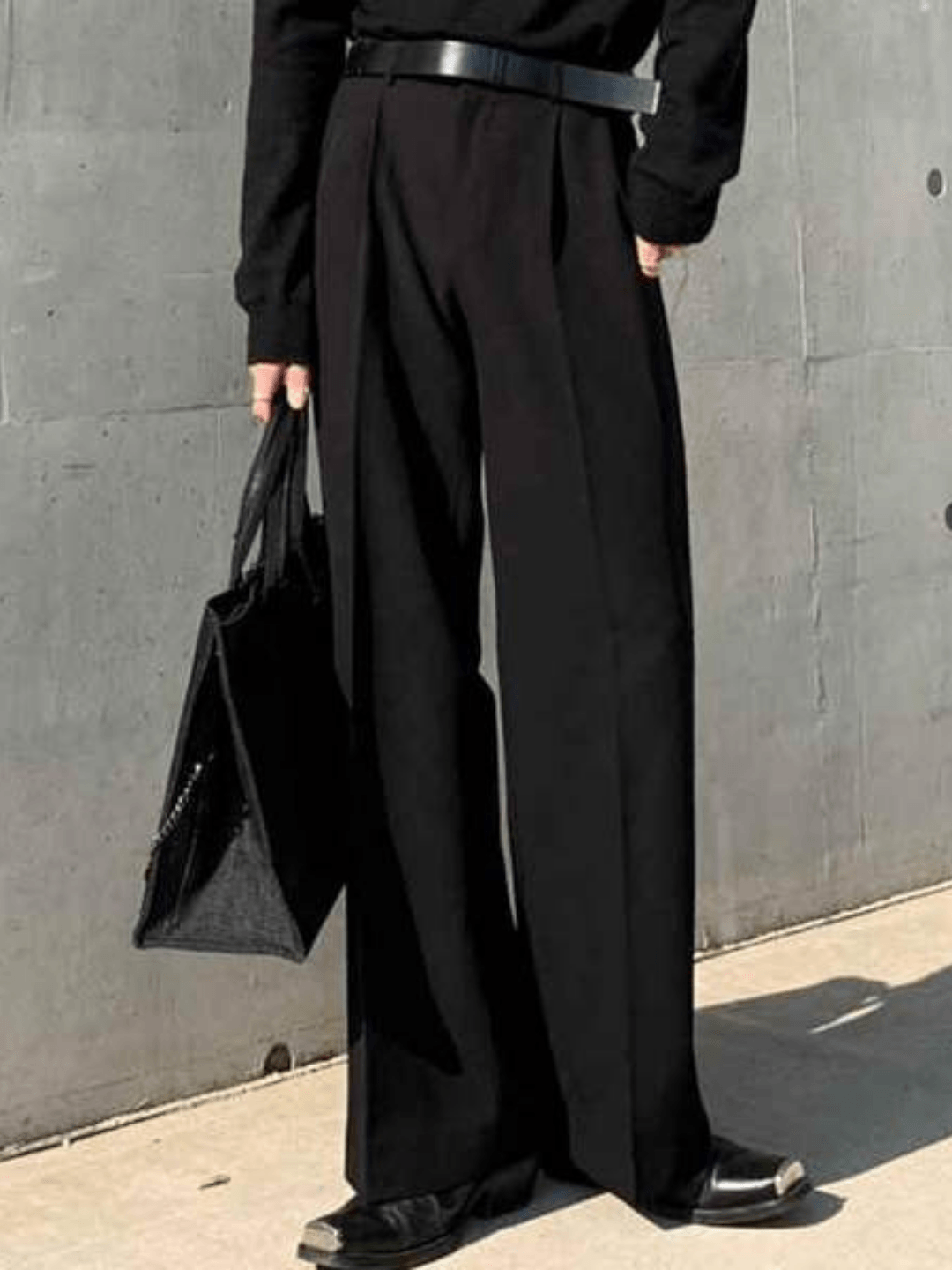 [David&me] Loose Silhouette Flare Slacks st1031