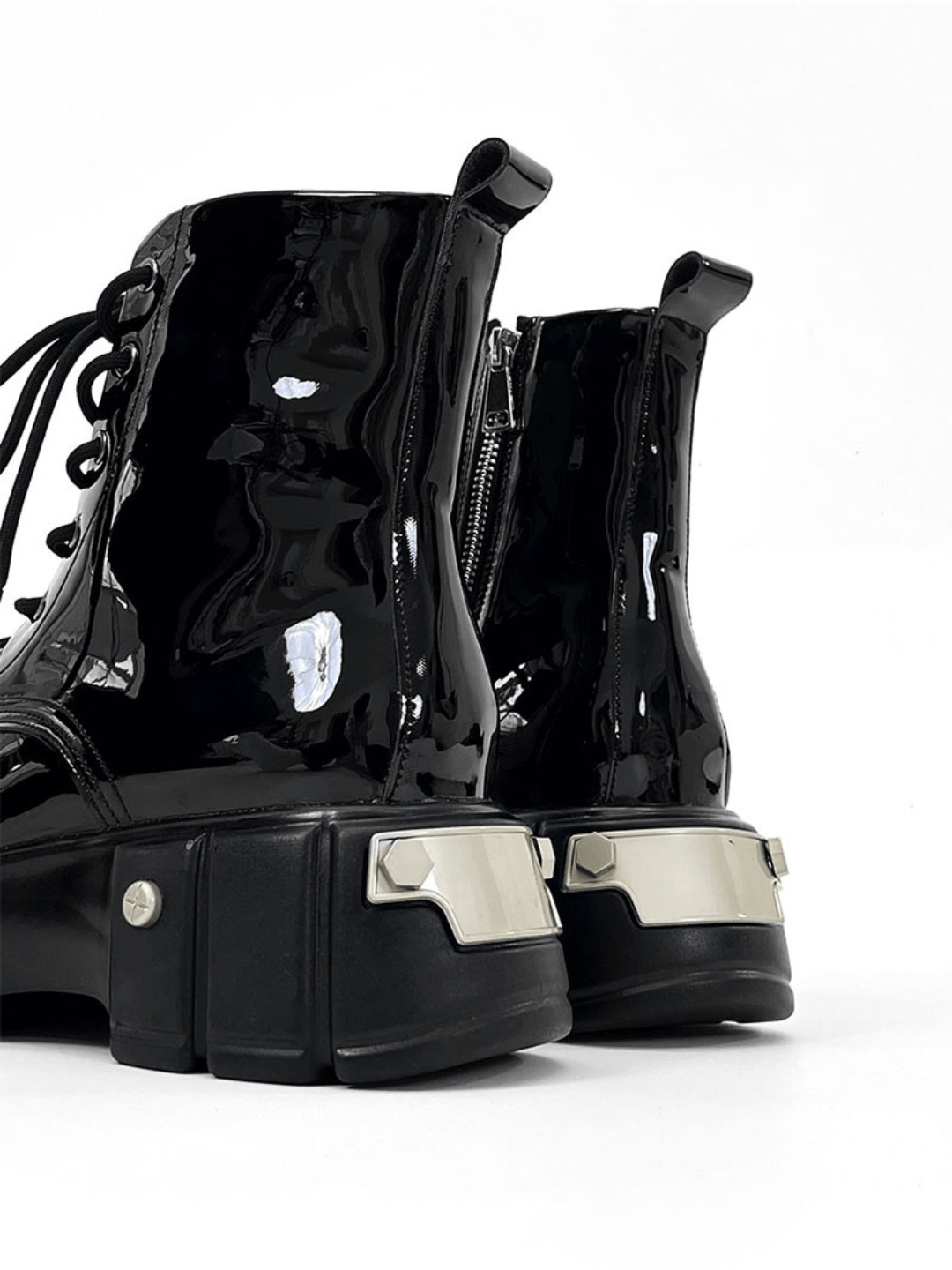 punk zipper biker boots st1957