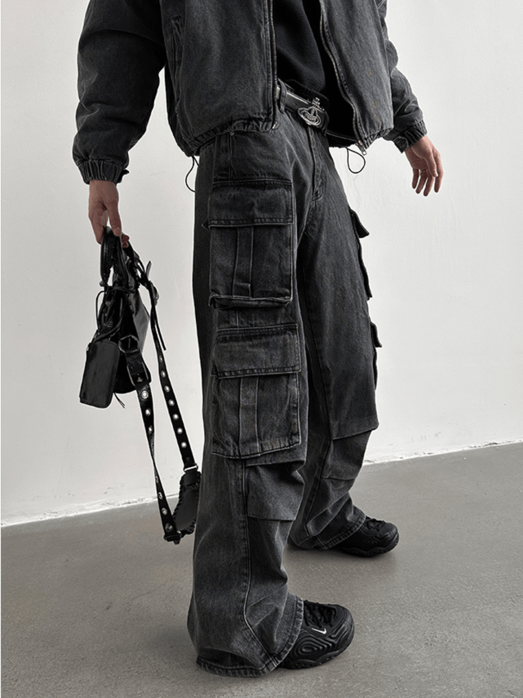 [GENESISBOY] Heavy Wash Multi-Pocket Jeans st1983