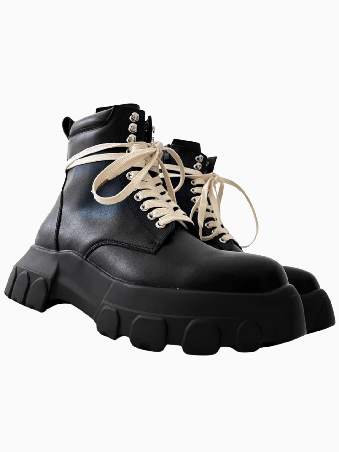 British style leather zipper shoes st1893