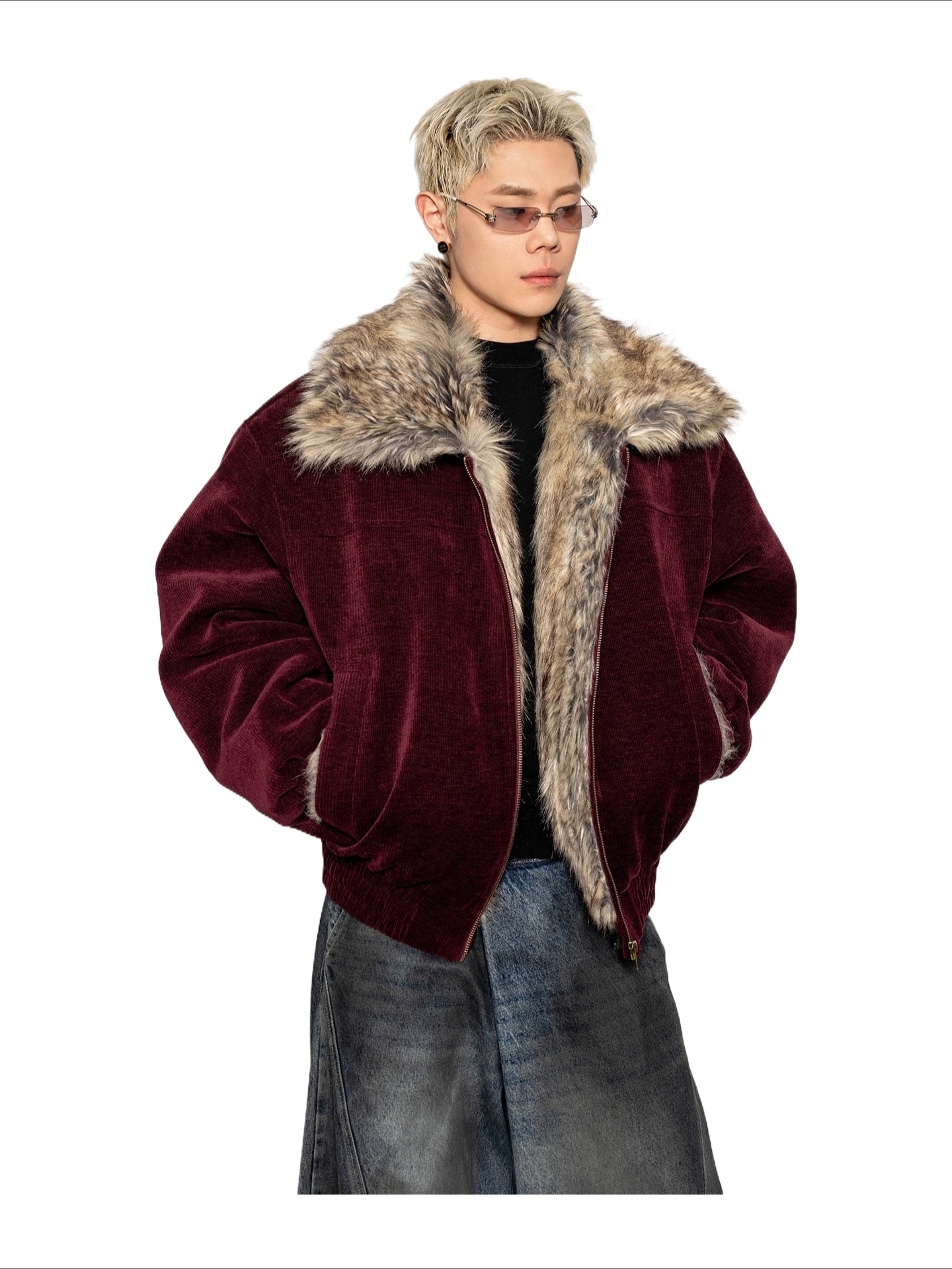 Retro light luxury luxury velvet cotton jacket SIN0820