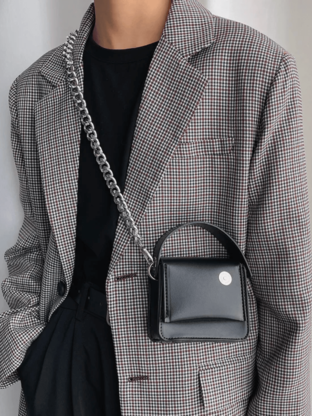 Chain small leather bag sinclub99220