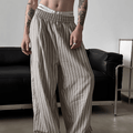 [GENESISBOY] striped cotton loose pants st2077