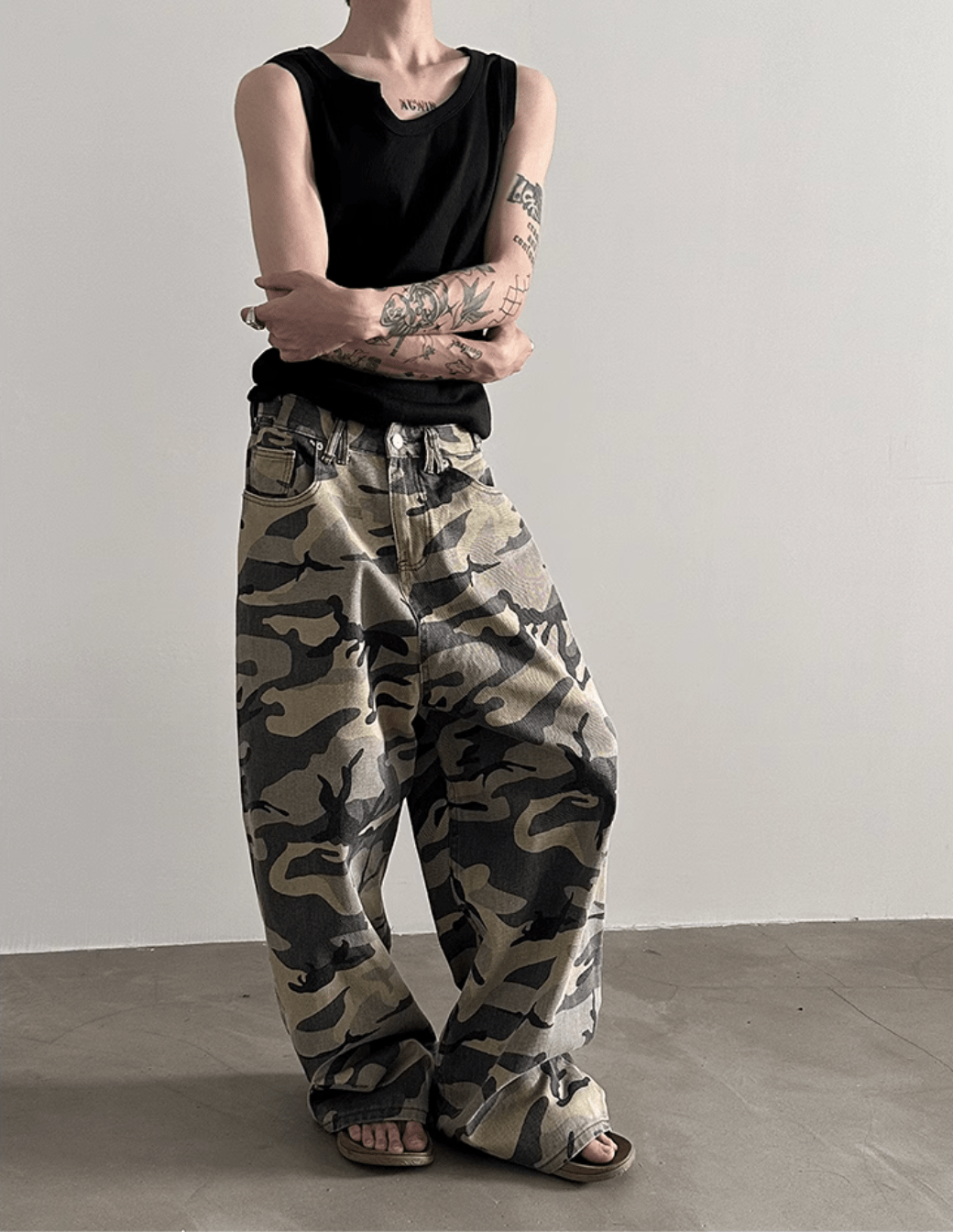 [GENESISBOY] Camouflage Pants st2218