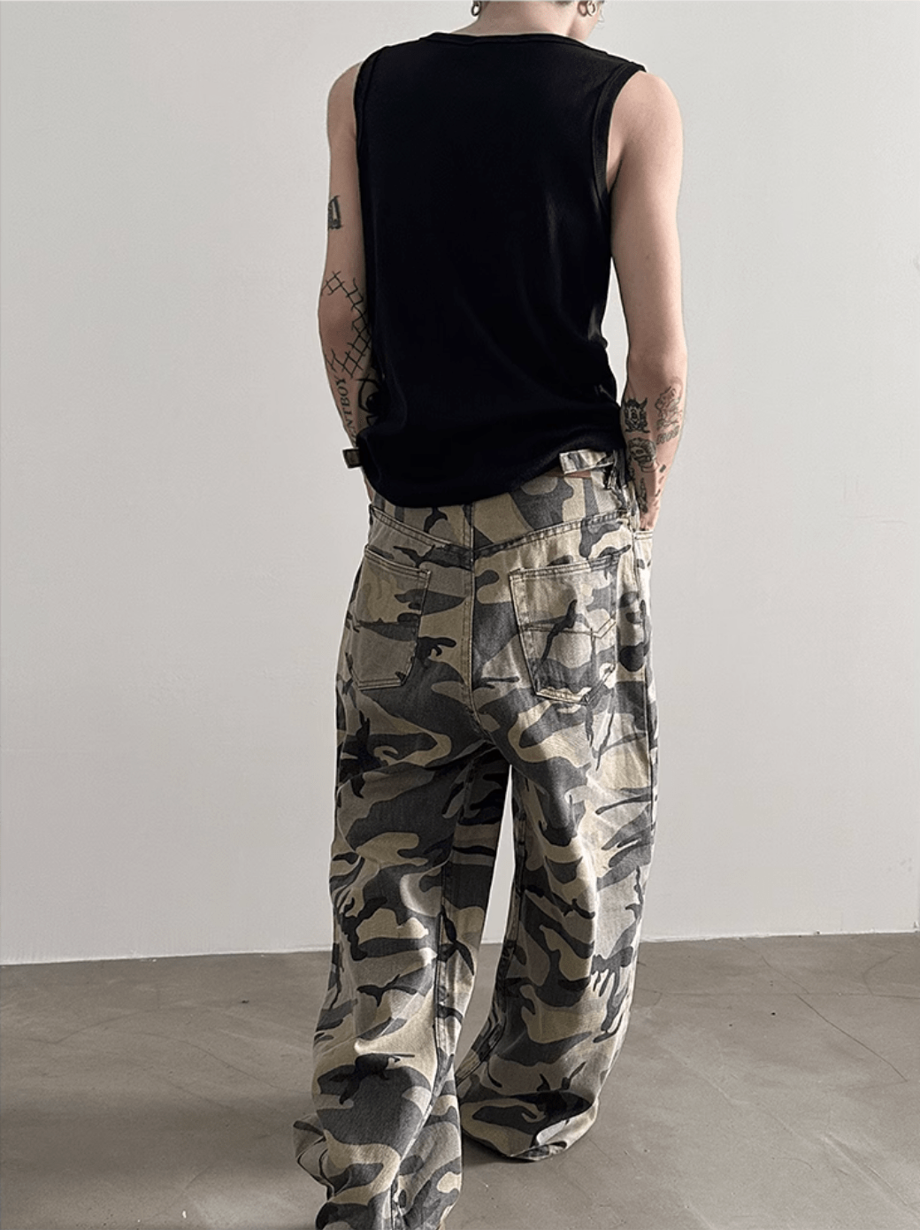 [GENESISBOY] Camouflage Pants st2218