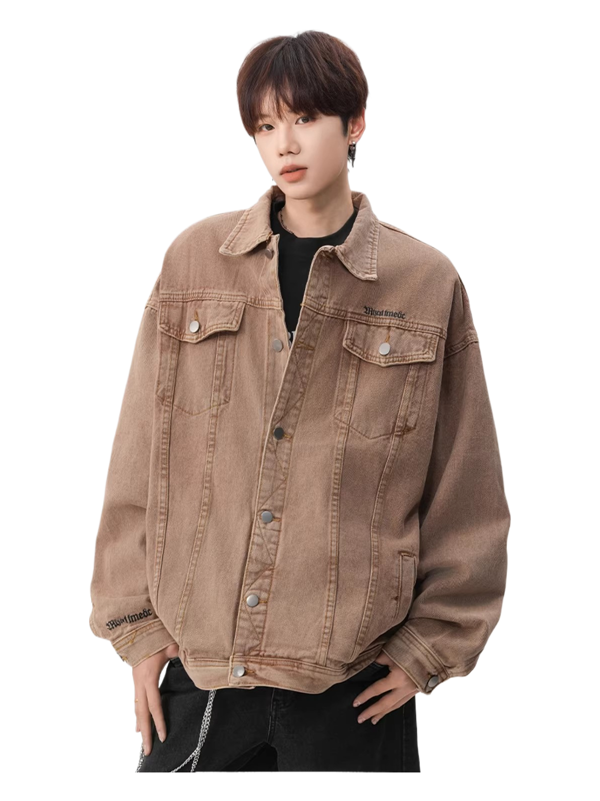 American washed denim jacket  SIN025