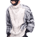 [STARTEXCEEDEND] Fur turtleneck sweater st2795