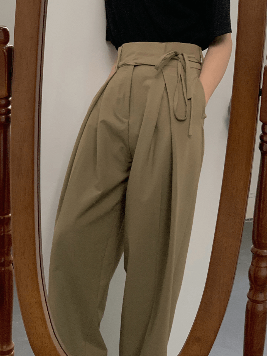 [MION] waist engineered track pants st1749