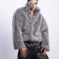 [PLAN1ONE] fur jacket st2670