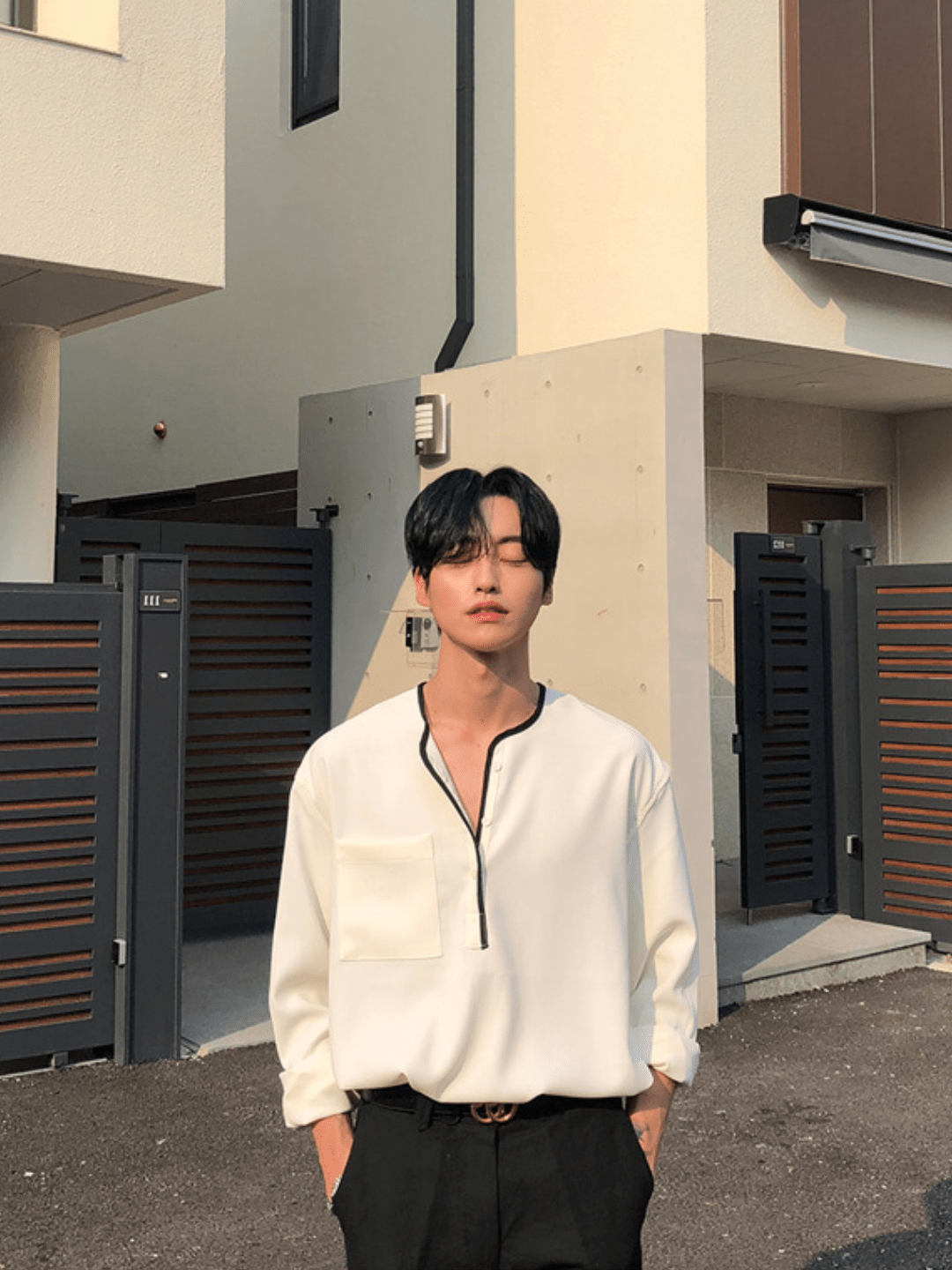 [MRCYC] loose pullover shirt st2045