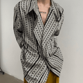 silk drape loose shirt sinclub0238